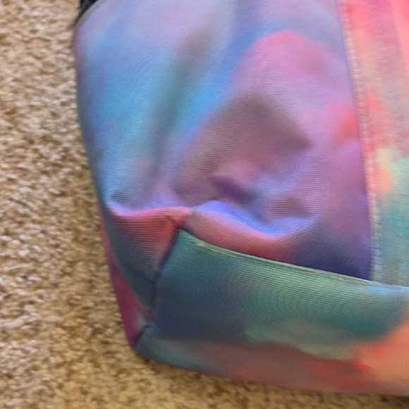 Herschel Supply Company Tie-Dye Pink & Blue Travel Duffel - Picture 12 of 12